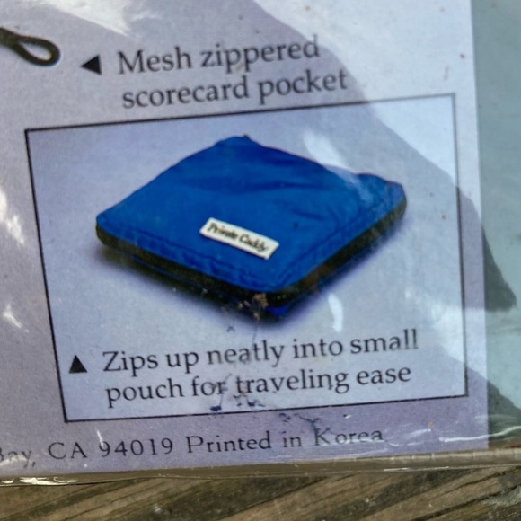 HALF MOON BAY GOLF PRIVATE CADDY - CADDY ORGANIZER NEW! - Picture 6 of 8